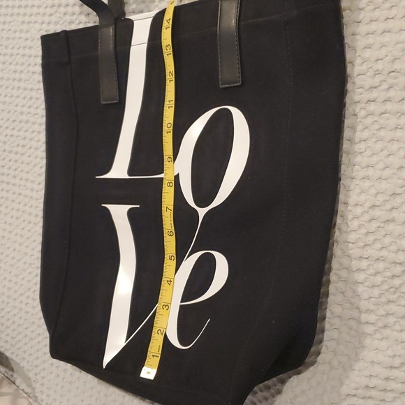 Michael Kors Watch Hunger Stop LOVE Tote bag Canvas black - Picture 8 of 15